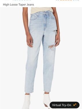 Levi's Light Wash High Loose Taper Jeans